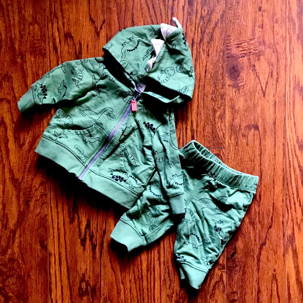 Carter’s Hoodie 🦖 Sweatsuit Dinosaurs